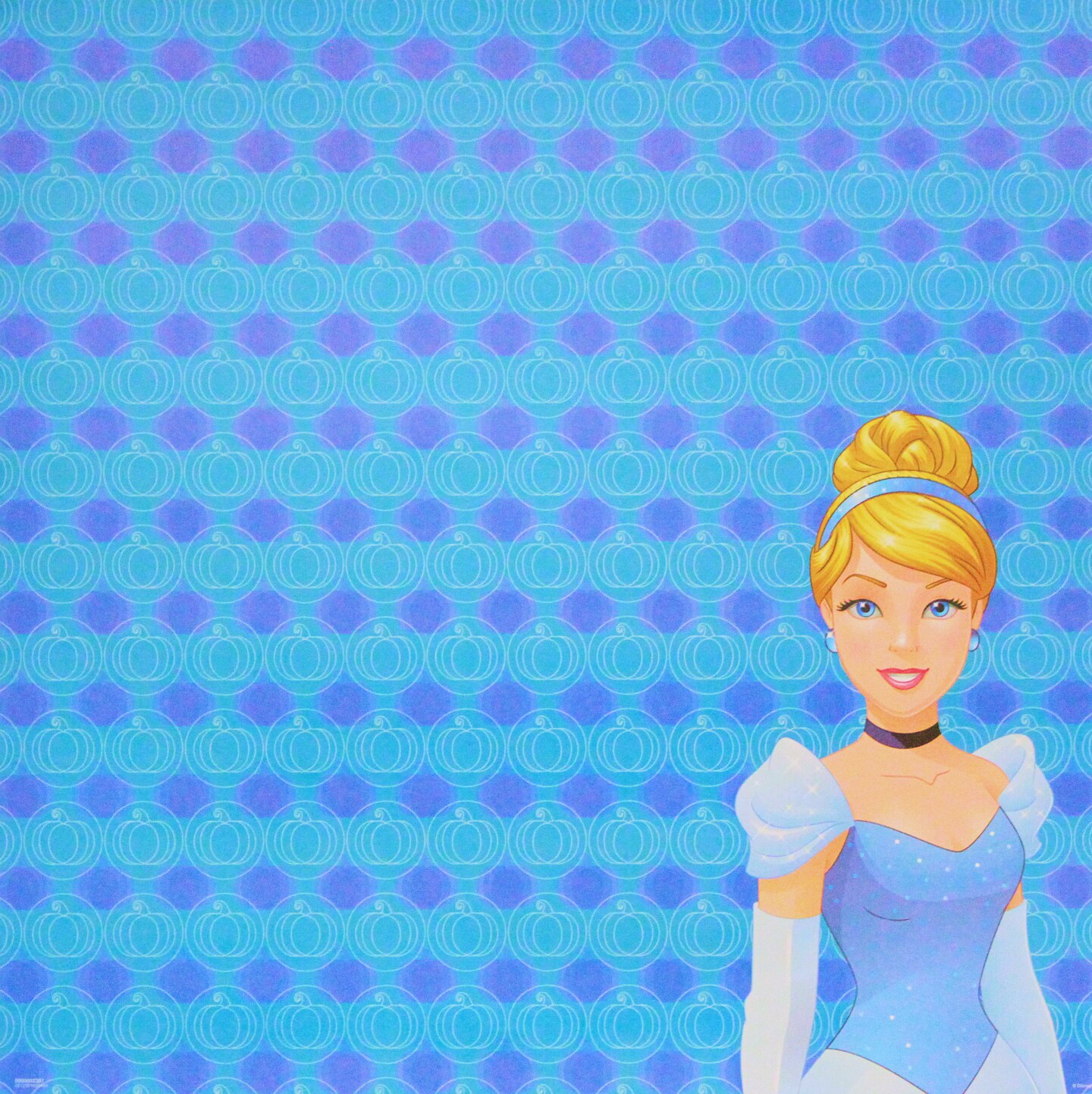 Disney Princess Cinderella 12x12 Scrapbook Paper