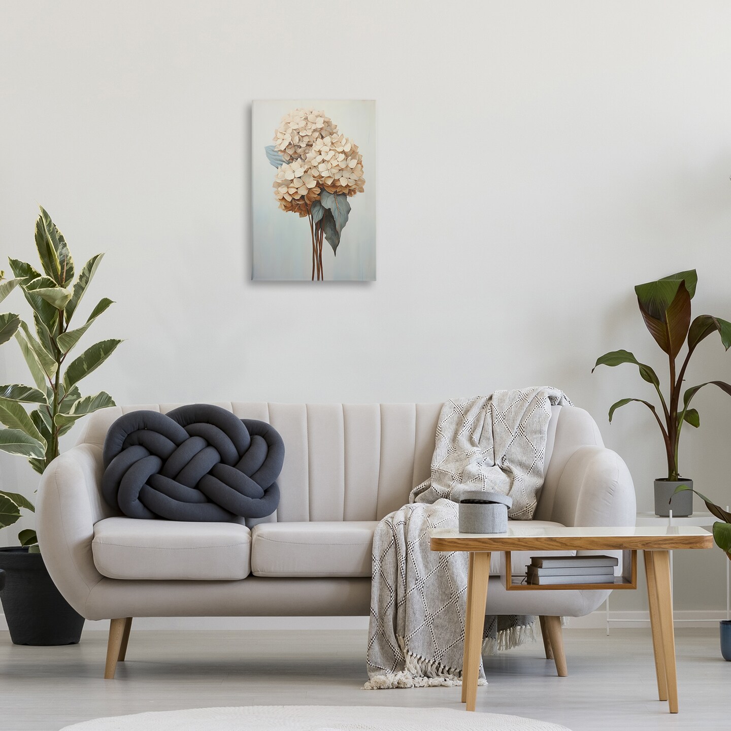 Stupell Industries Vintage Hydrangea Florets Canvas Wall Art Design by Petals Prints Design