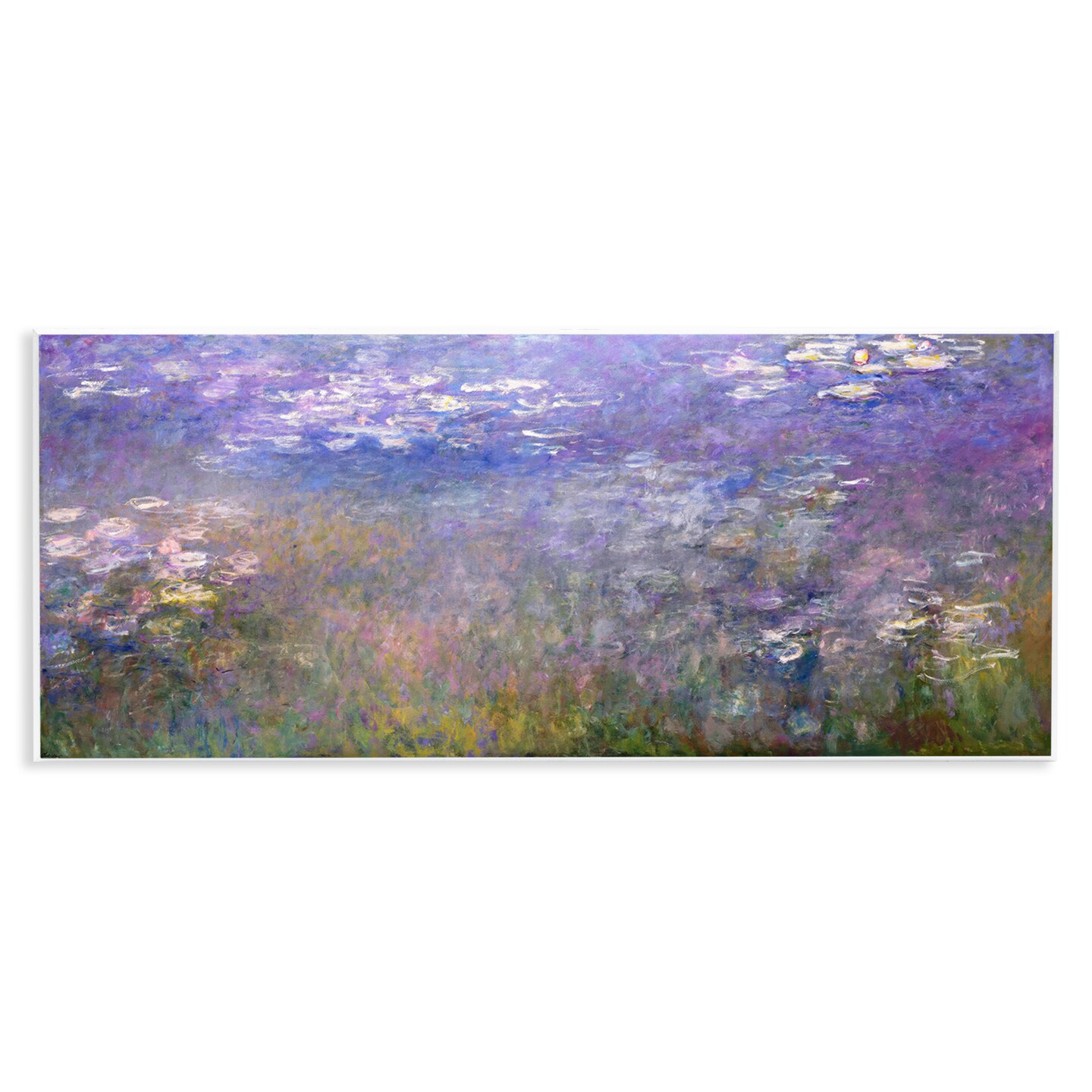 Stupell Industries Classic Monet Pond Lilies Wall Plaque Art Design by one1000paintings