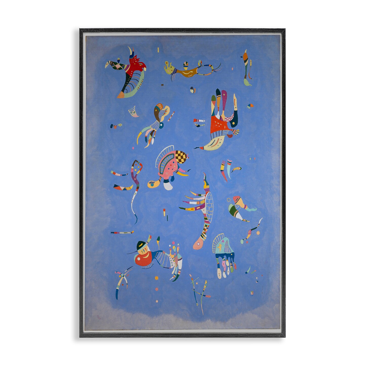 Stupell Industries Kandinsky Sky Blue Painting Framed Giclee Wall Art Design by one1000paintings