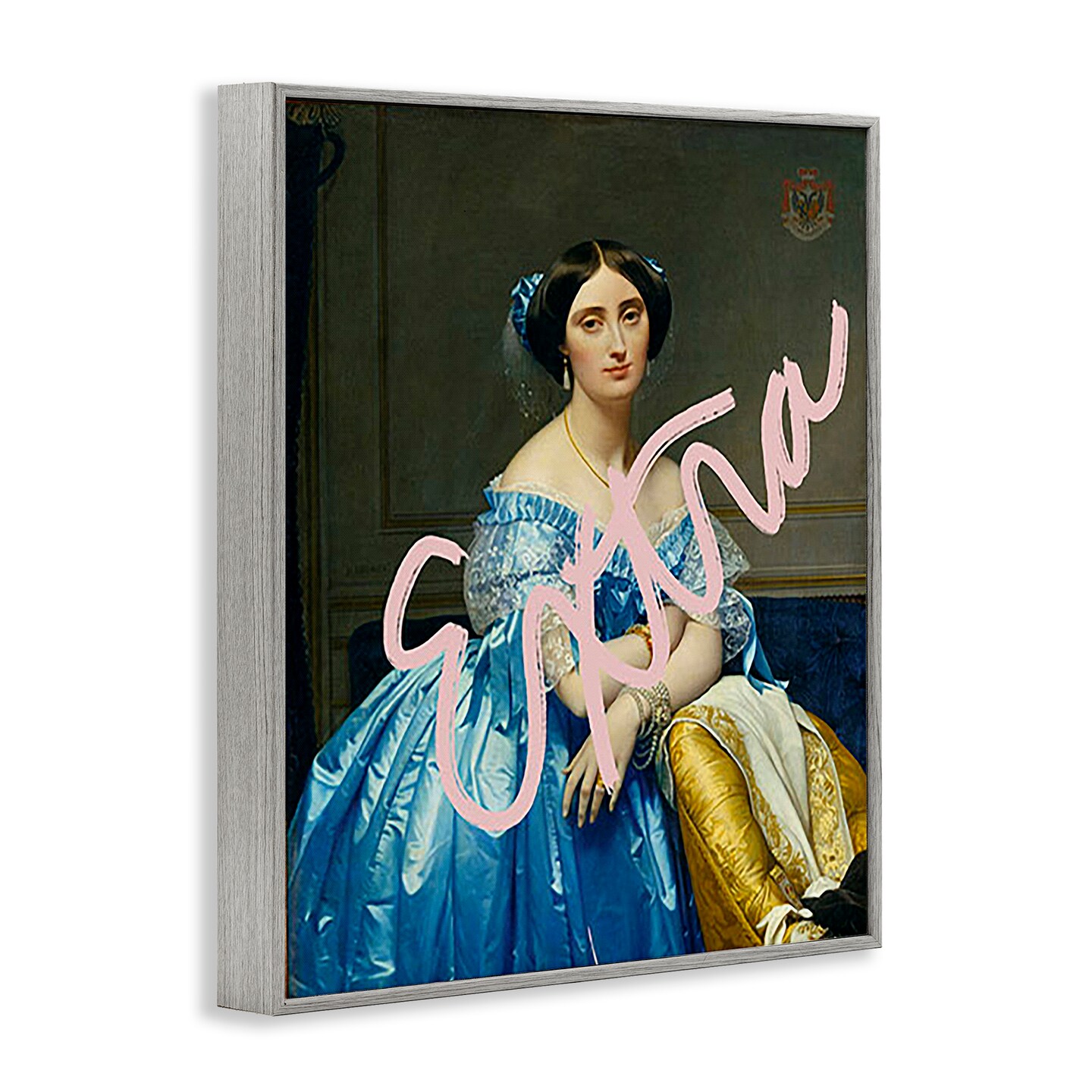 Stupell Industries Extra Classical Portrait Framed Giclee Wall Art Design by Ashley Singleton