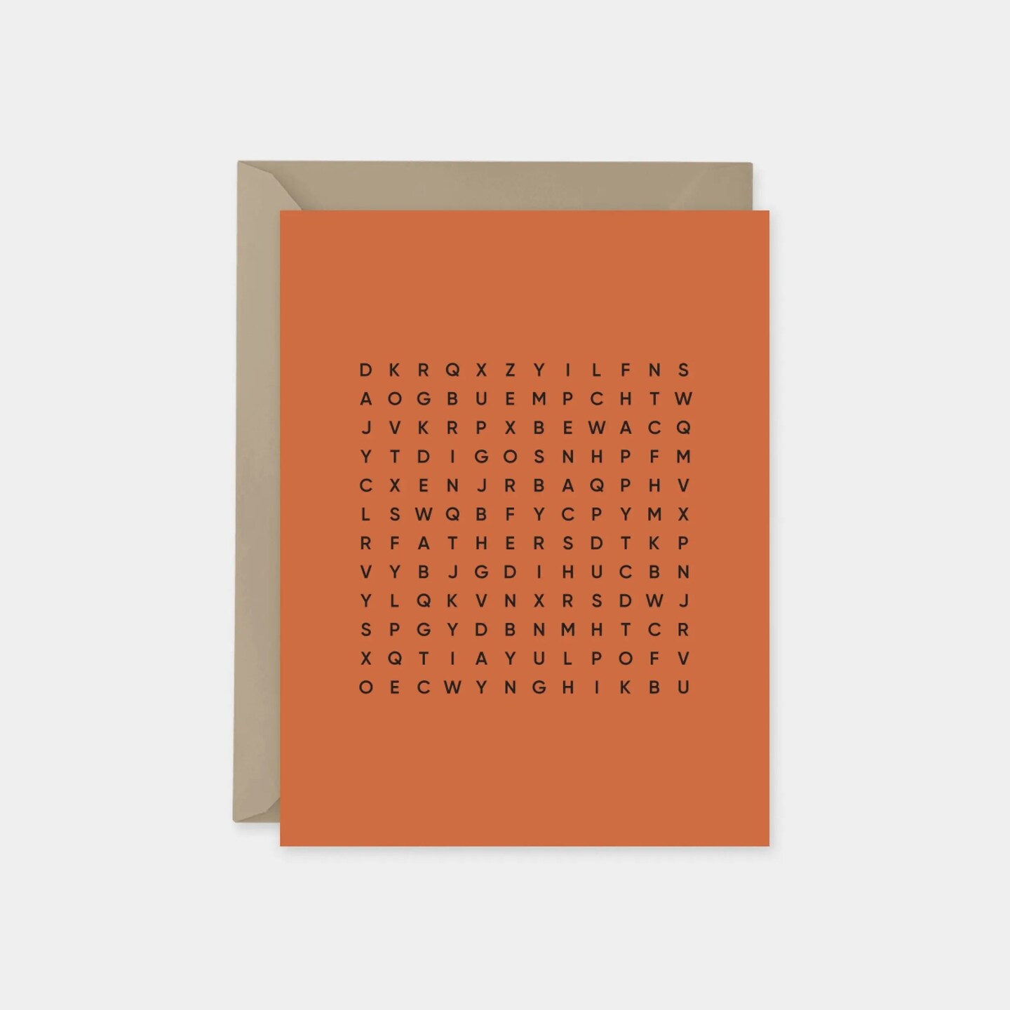 Happy Father&#x27;s Day Word Search Card