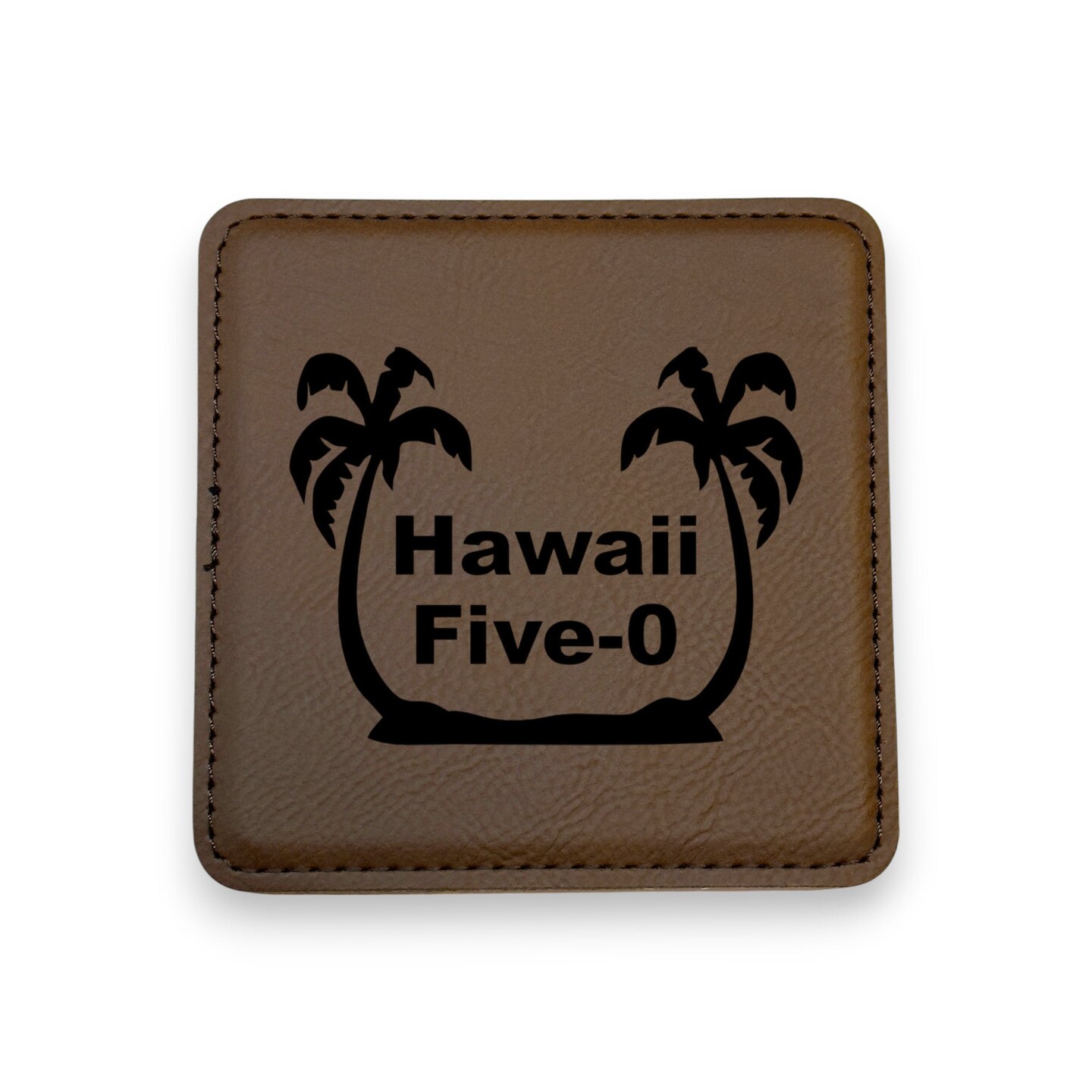 Coaster - Hawaii Five-0 - SET OF 2 - Leather or Stitched Cork