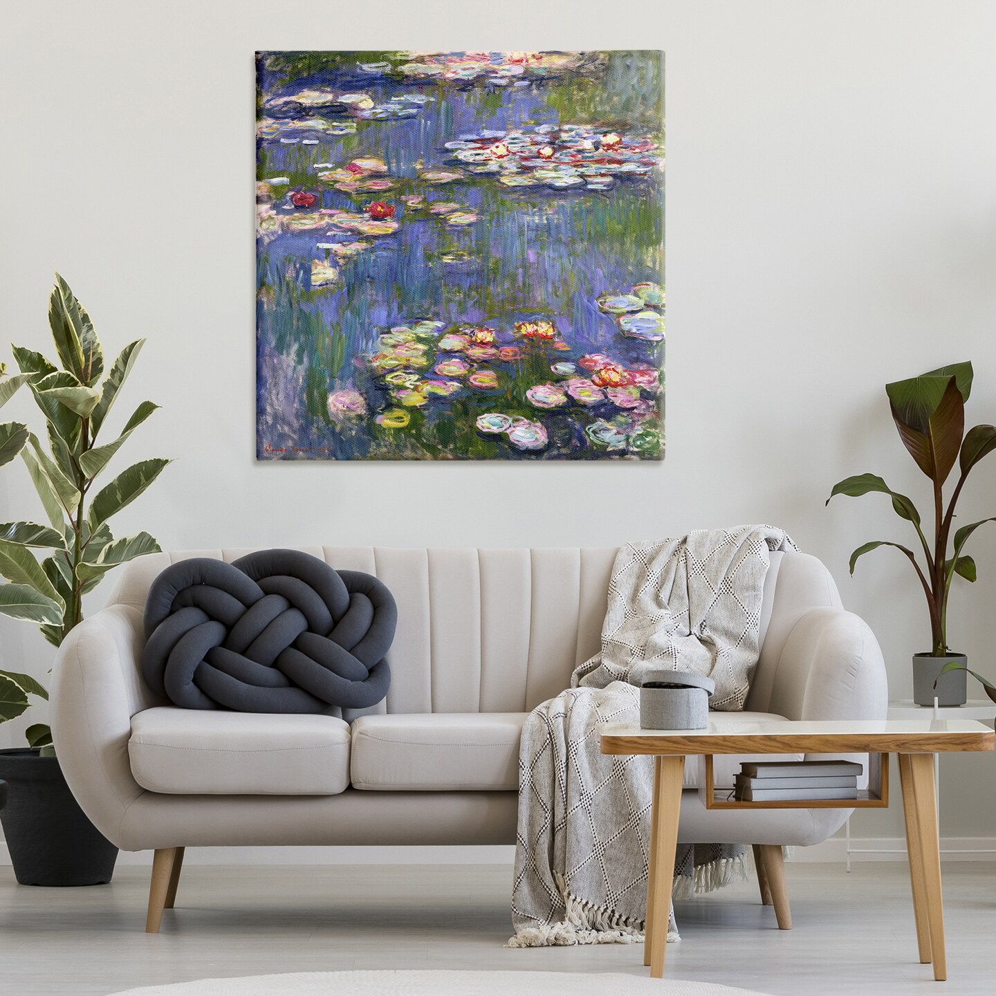 Stupell Industries Classical Monet Water Lilies Canvas Wall Art Design by one1000paintings