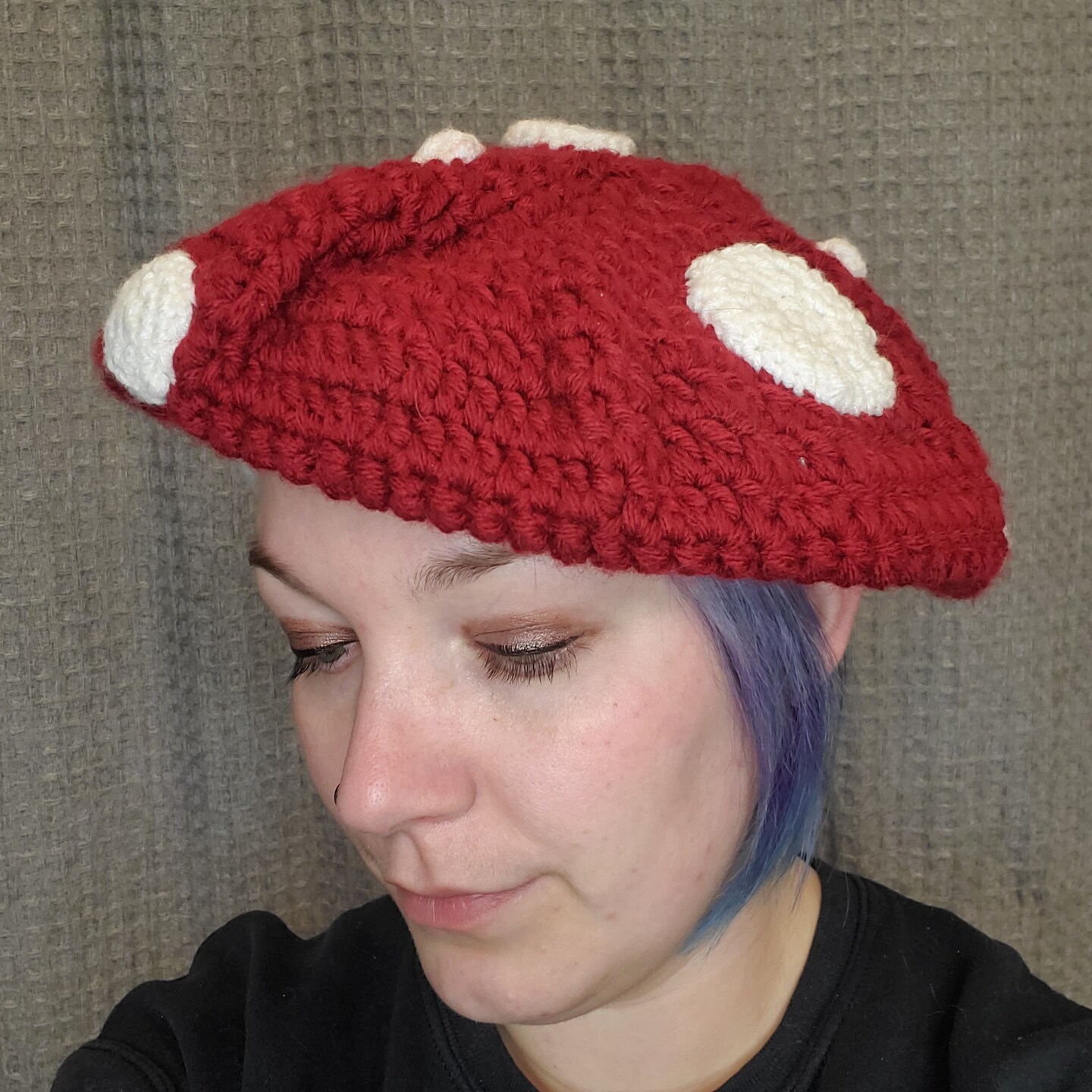 Acrylic Fibre Mushroom Beret Fly Agaric Mushroom Beret | Disturbia - Shop Women main image 2