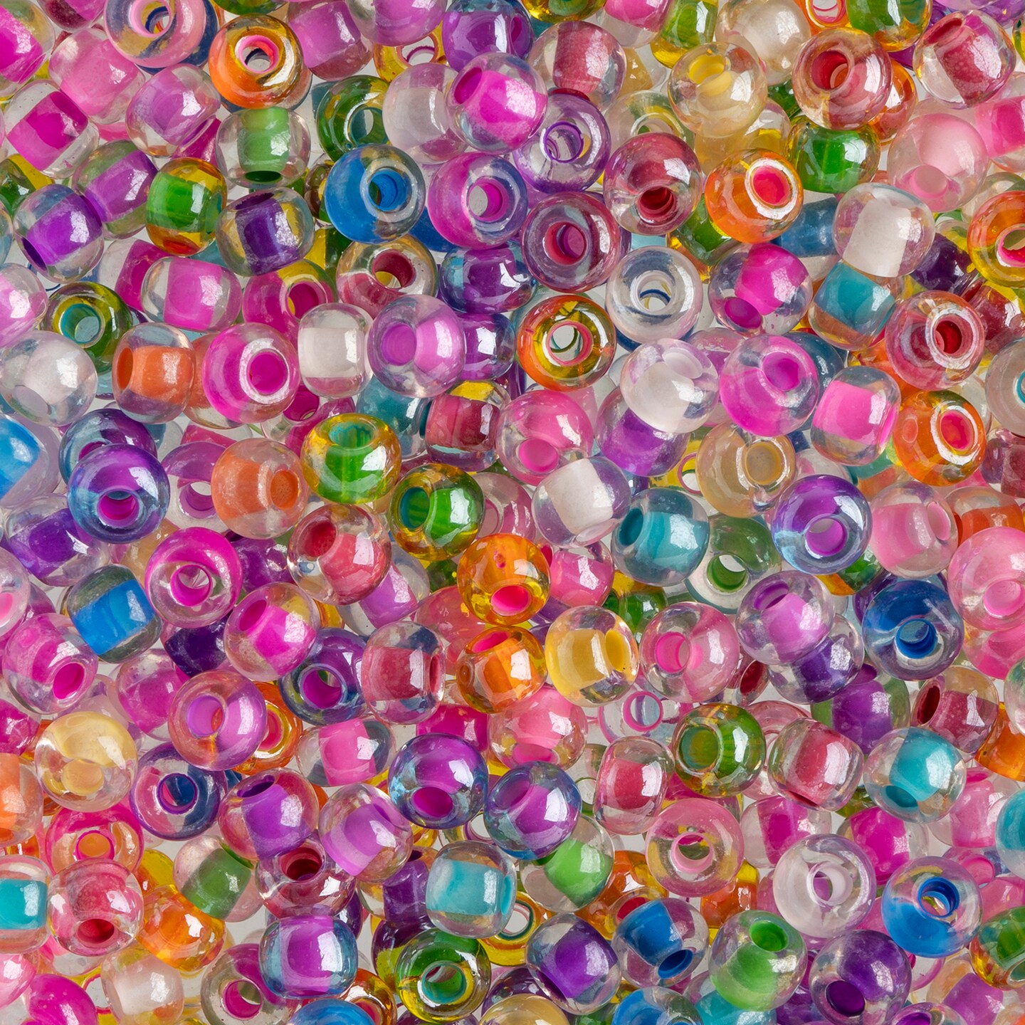 John Bead 6/0 Mixed Czech Glass Seed Beads, 100g