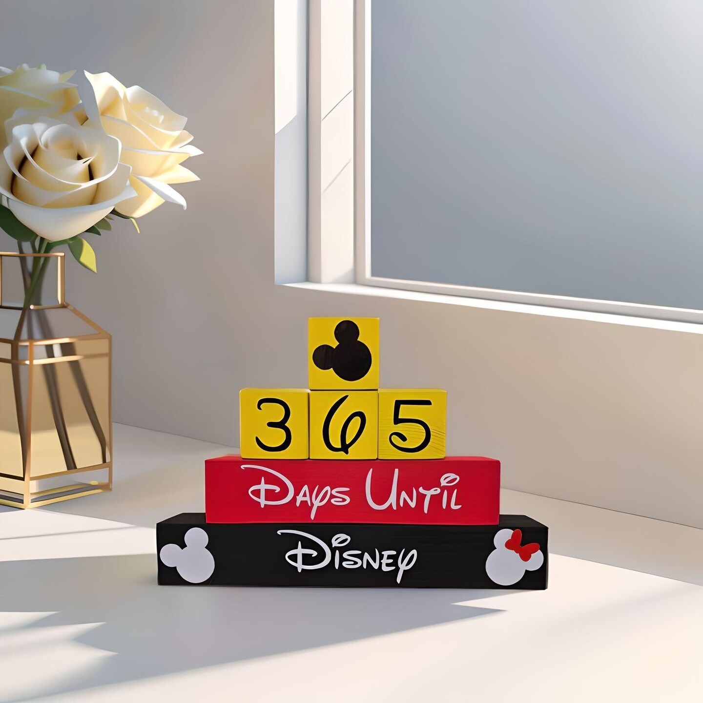 365 Day Disney Countdown Blocks | MakerPlace by Michaels