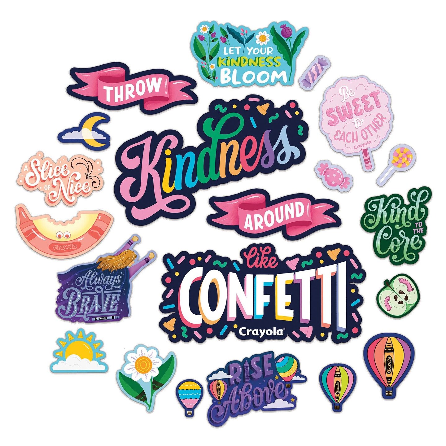 Crayola&#xAE; Colors of Kindness Throw Kindness Bulletin Board Set, 21 Pieces