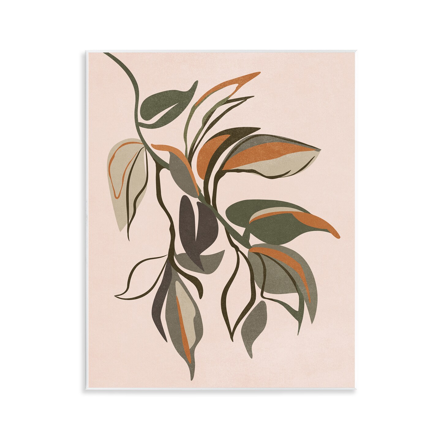 Stupell Industries Hanging Botanical Ivy Wall Plaque Art Design by Nataly White