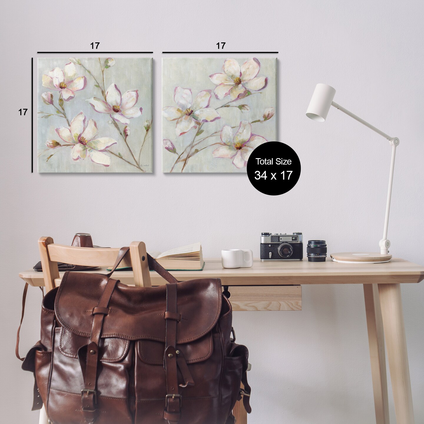 Stupell Industries Spring Tree Blooms 2 pc Canvas Wall Art Set Design by Sally Swatland