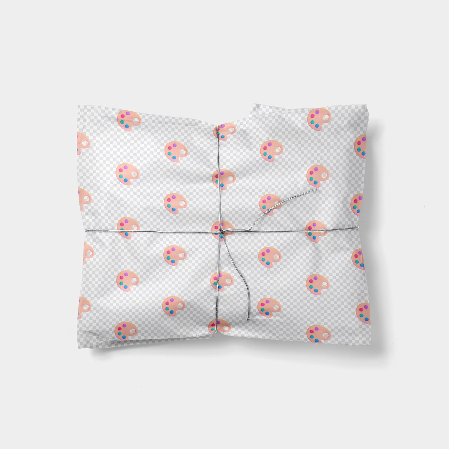 Artist Palette Emoji Gift Wrap