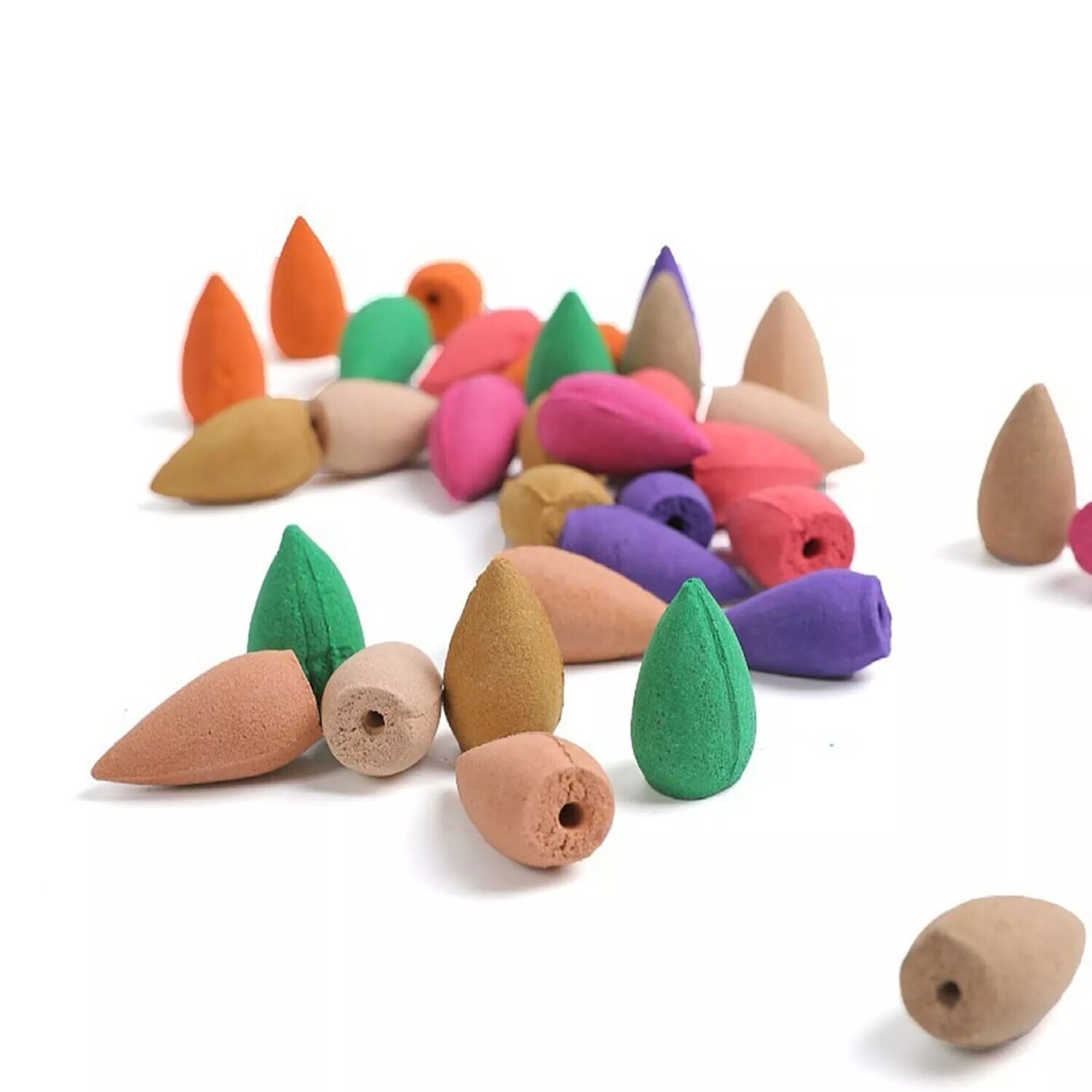 Kitcheniva 100 Pcs Incense Burner Cones Backflow Smoke Waterfall Censer