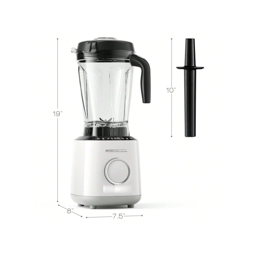 1500W Countertop Smoothies Blender with 10 Speed and 6 Pre-Setting Programs