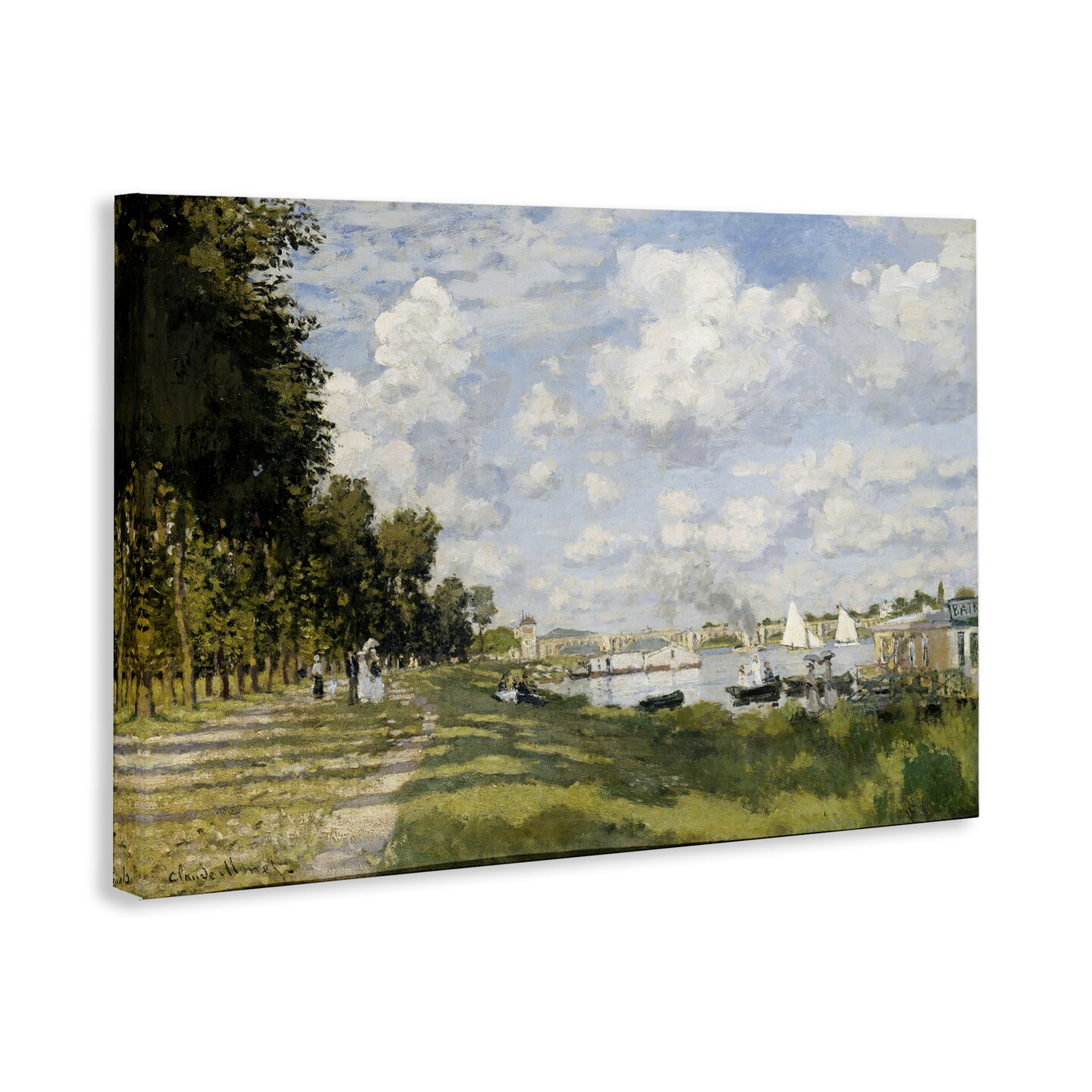 Stupell Industries Classic Monet Bassin d'Argenteuil Canvas Wall Art Design by one1000paintings