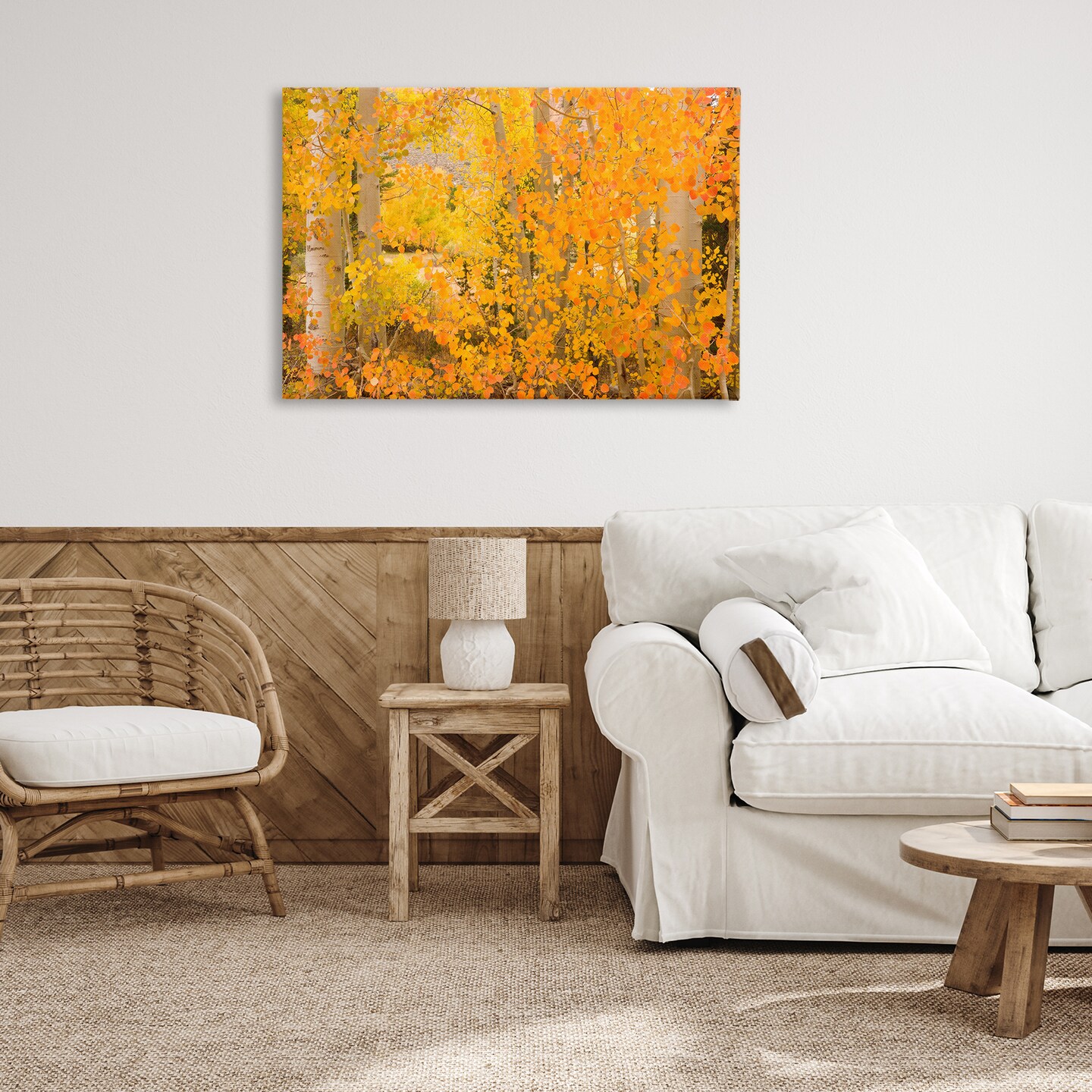 Stupell Industries Dense Birch Foliage Canvas Wall Art Design by Richard Wong