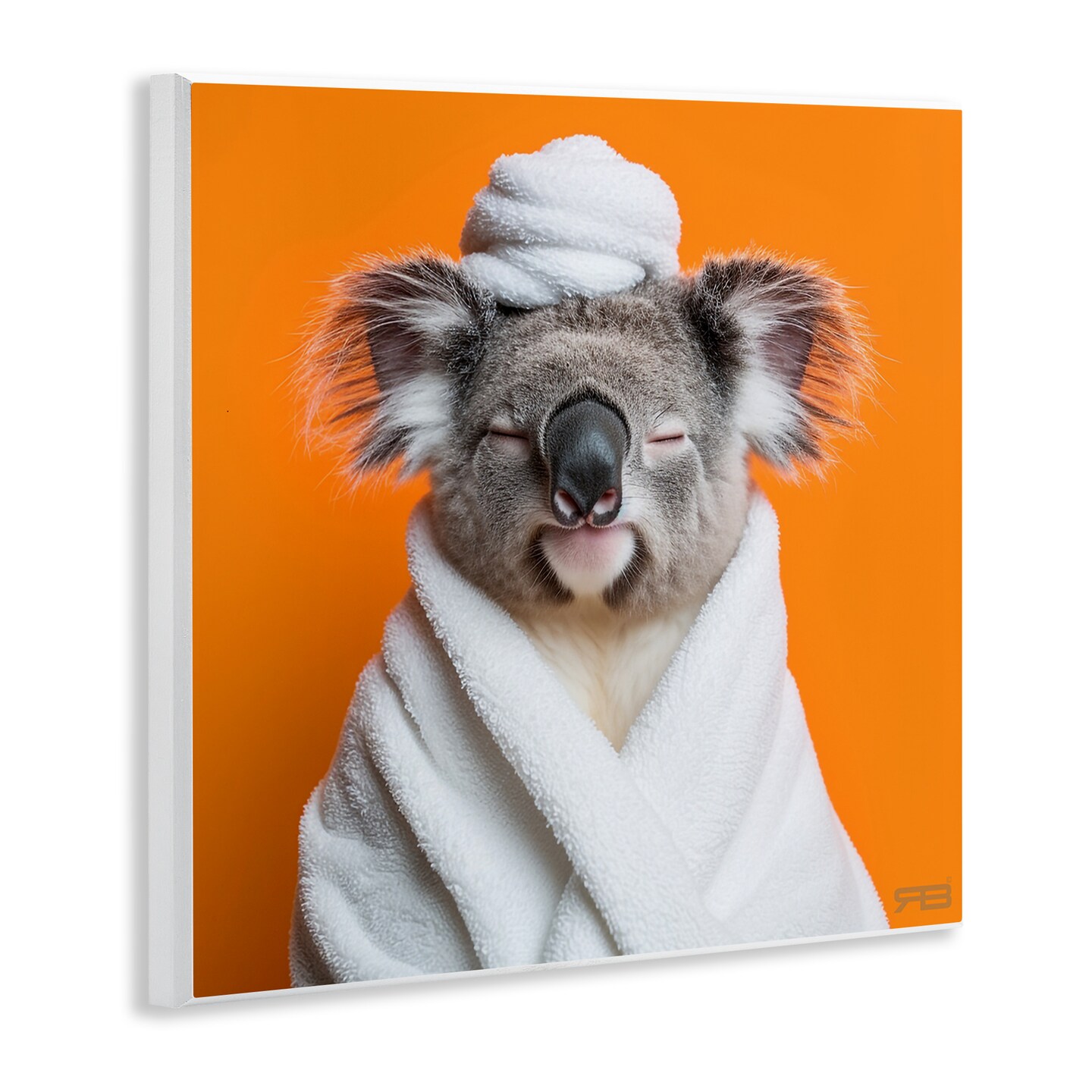 Stupell Industries Relaxed Bathtime Koala Wall Plaque Art Design by RB