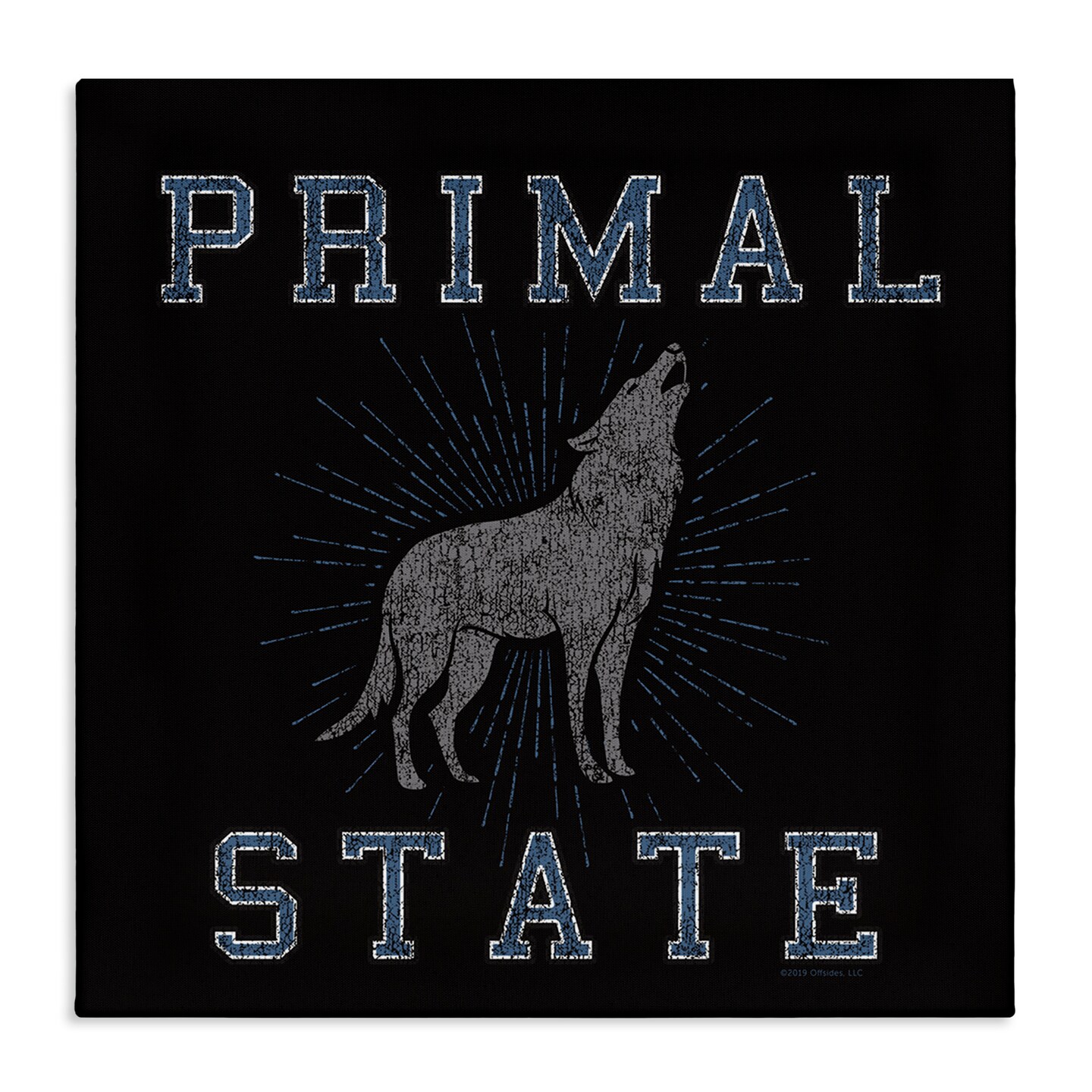 Stupell Industries Primal Wolf State Canvas Wall Art Design by Spirit Animals/Life Is High