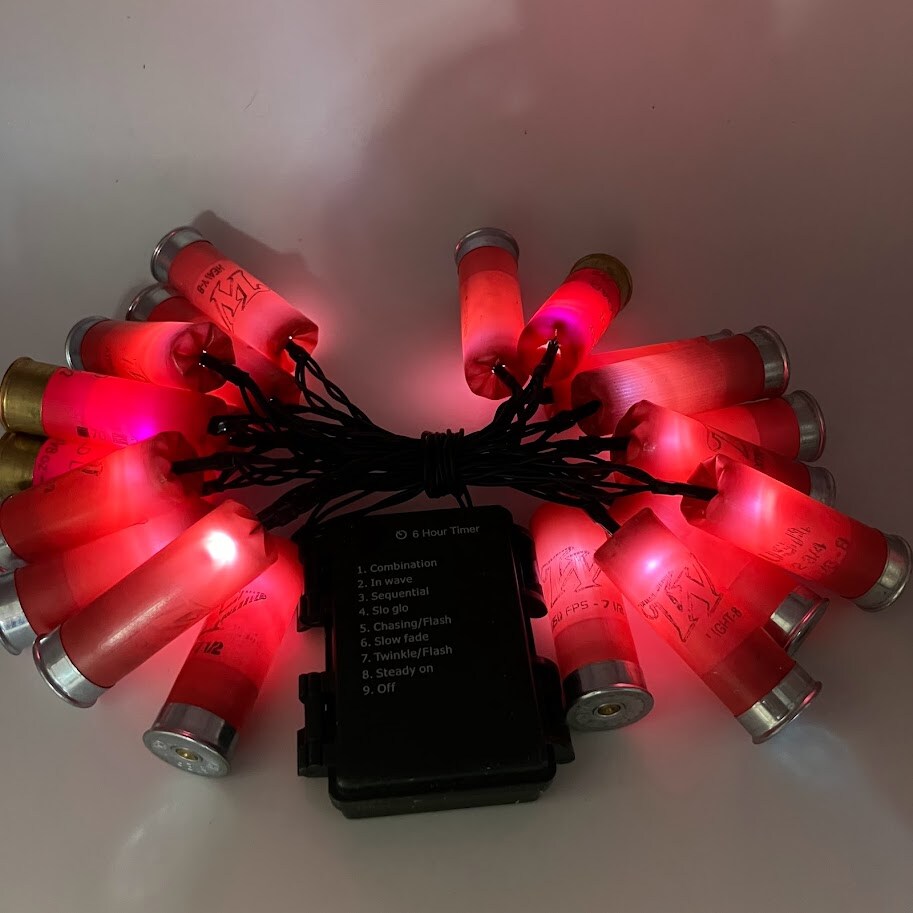 SHIKA①②ミニ ゴーシャ丸8ギャラ914コズ912エメラルド他計8 Shotgun Shell Christmas Lights 20ct 8ft, Multiple Color Options