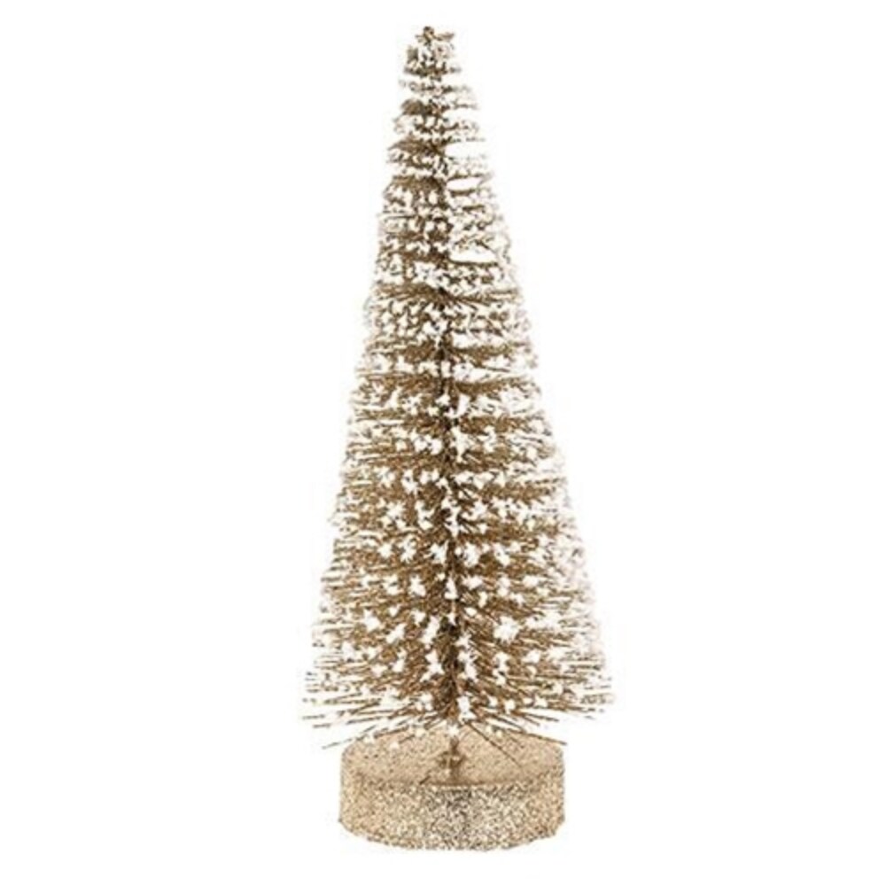 Champaign White Glitter Tree 10&#x22;