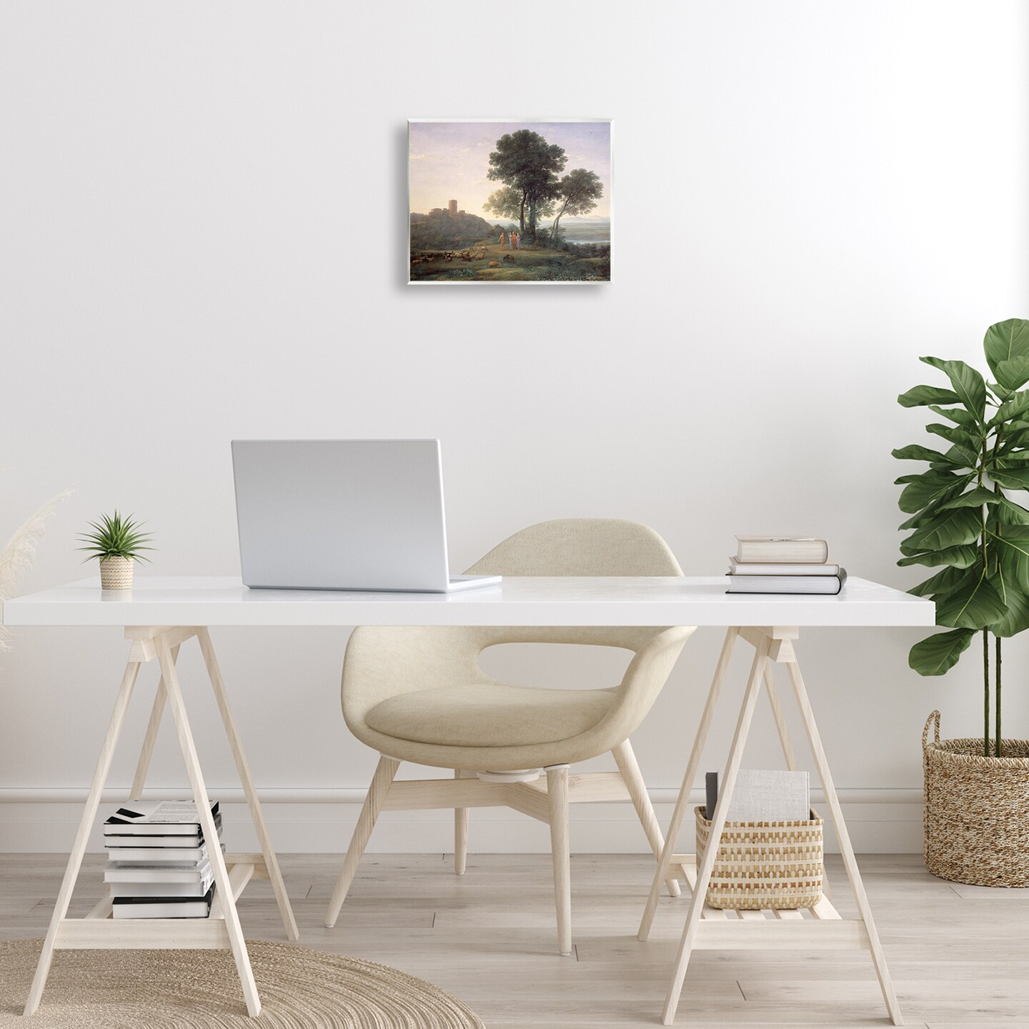 Stupell Industries Classic Claude Rural Landscape Wall Plaque Art Design by one1000paintings