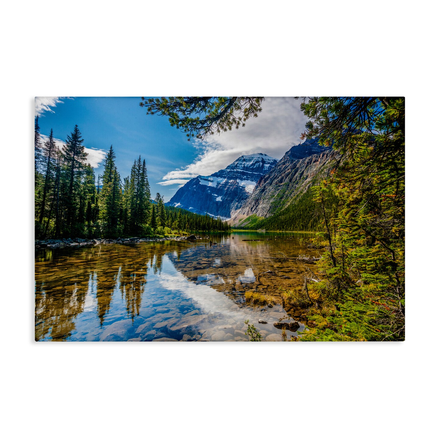 Stupell Industries Mountain Valley&#x27;s Stream Canvas Wall Art Design by Marty Hulsebos