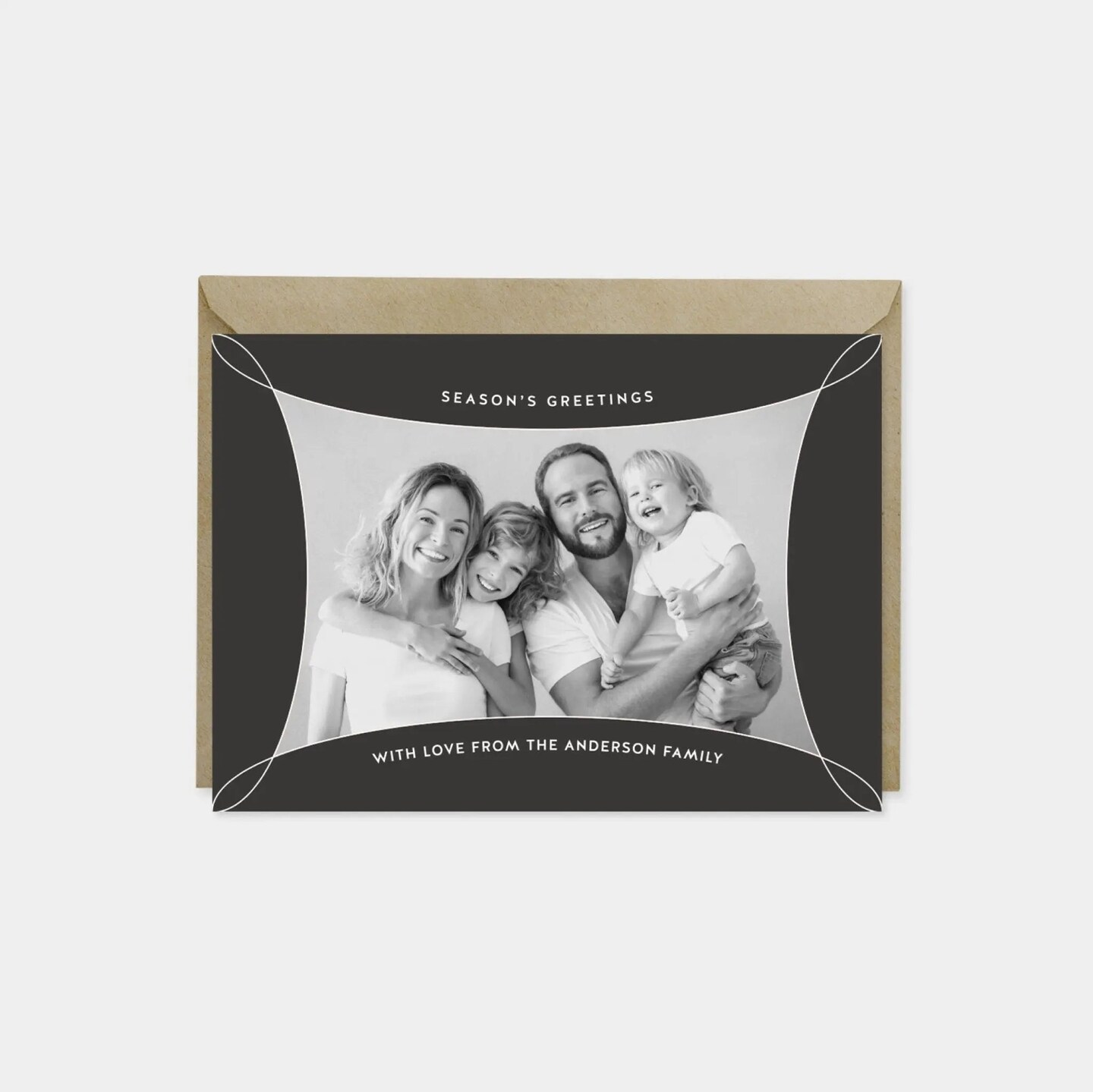 Loop Holiday Photo Card, Minimal Elegant