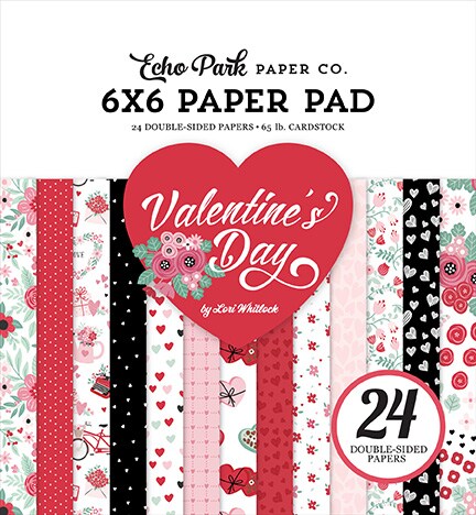 Echo Park Valentine&#x27;s Day 6x6 Paper Pad