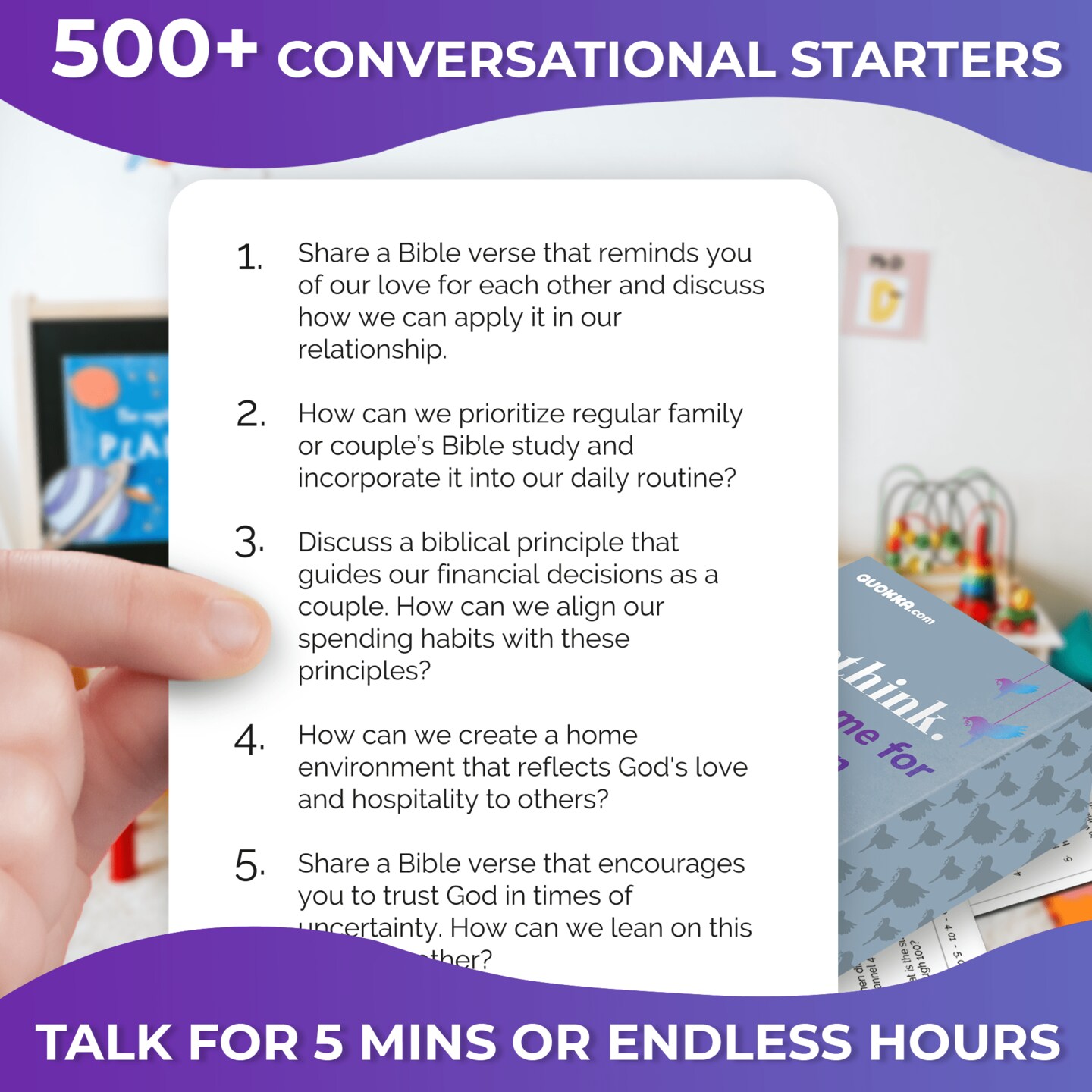 Rethink!: Conversation Cards Game for Christian Couples | 95