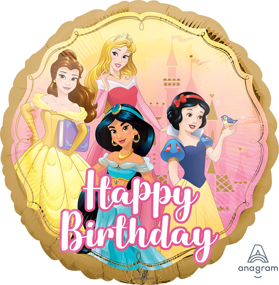 17&#x22; Disney Princess Once Upon A Time Birthday Balloons