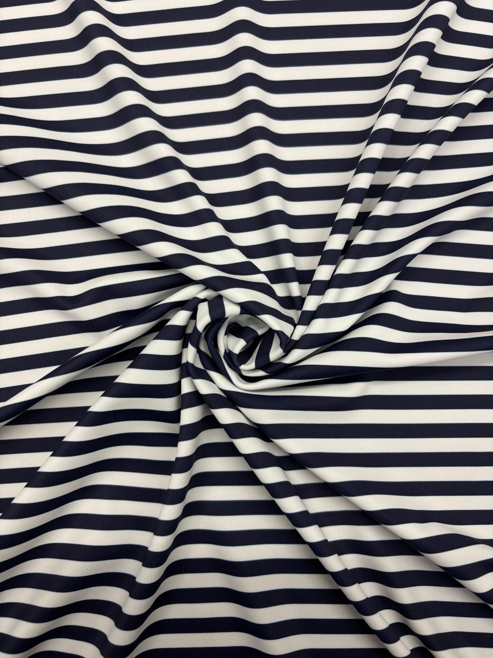 1 Yard Black Quarter Inch Striped Spandex Fabric for Swimwear Dancewear Leggings Costumes 58/60 Inch Width