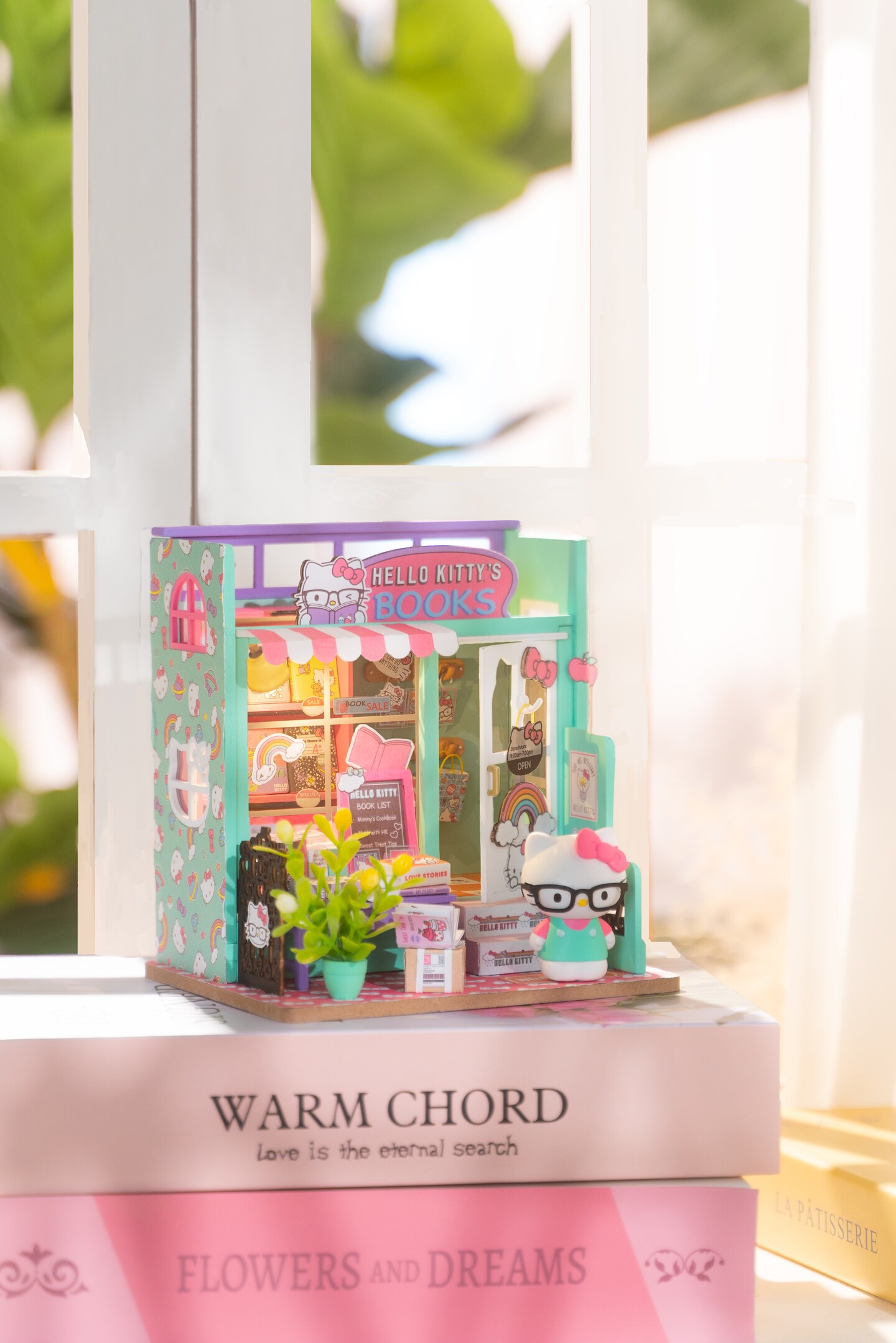 DIY Miniature House Kit | Hello Kitty&#xAE; Bookstore