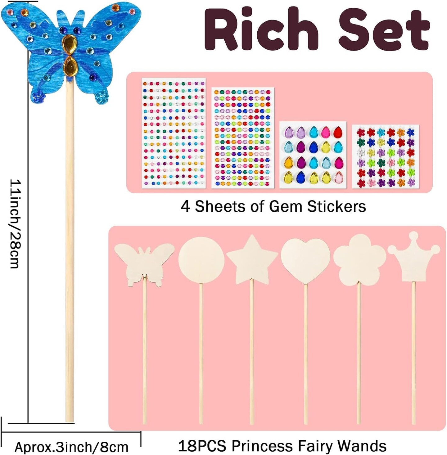 Princess Fairy Wands Kit