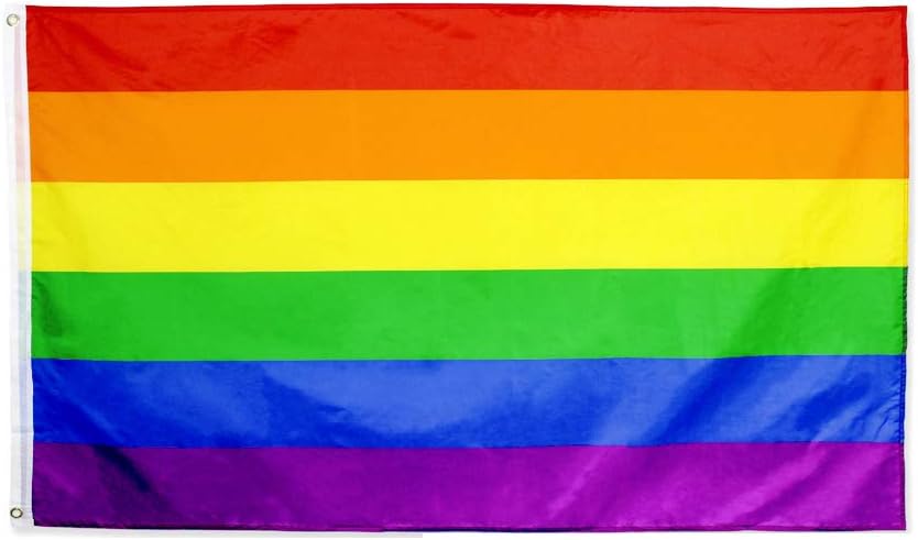 Giant Gay Pride Flag 5x8Fts - Huge Big Large Rainbow Flags Banner