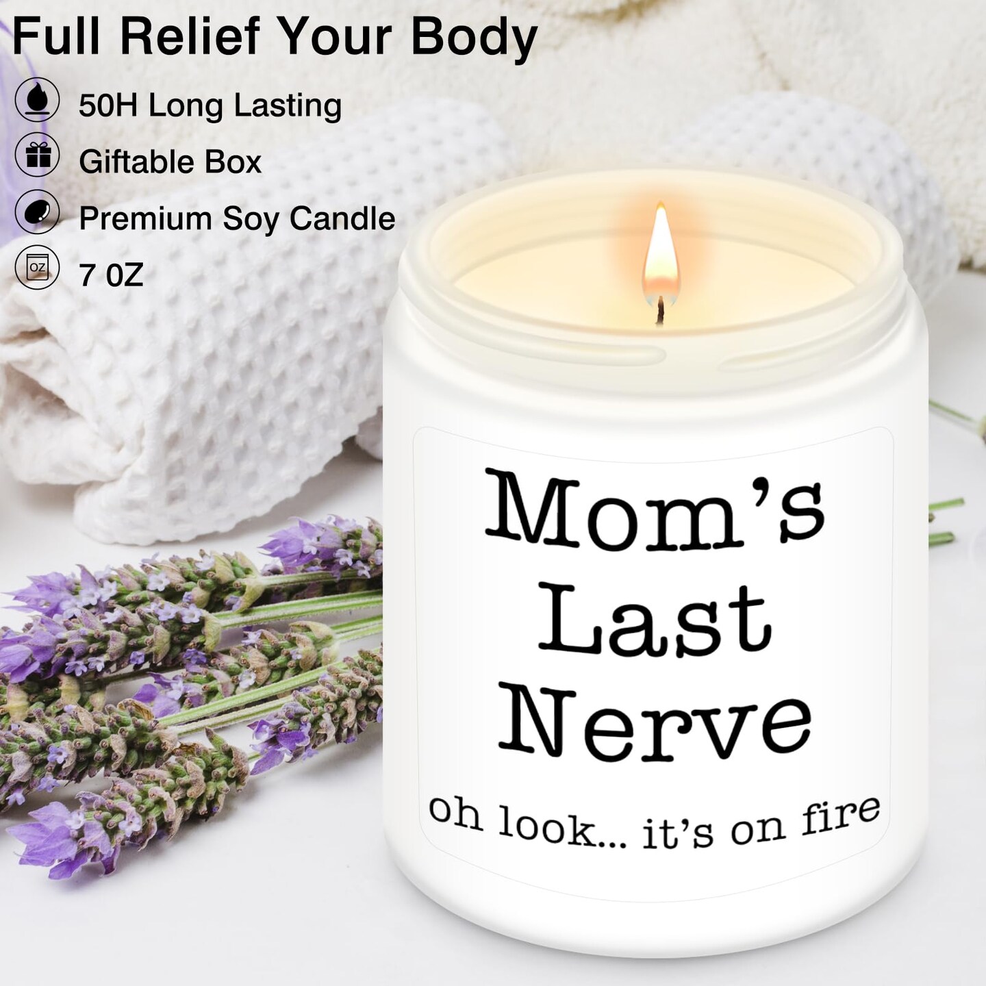 Gifts for Mom from Daughter Son, Best Mom Gifts, Funny Mom, Birthday Thanksgiving for Mom Stepmother Adoptive Mother, Mom&#x27;s Last Nerve
