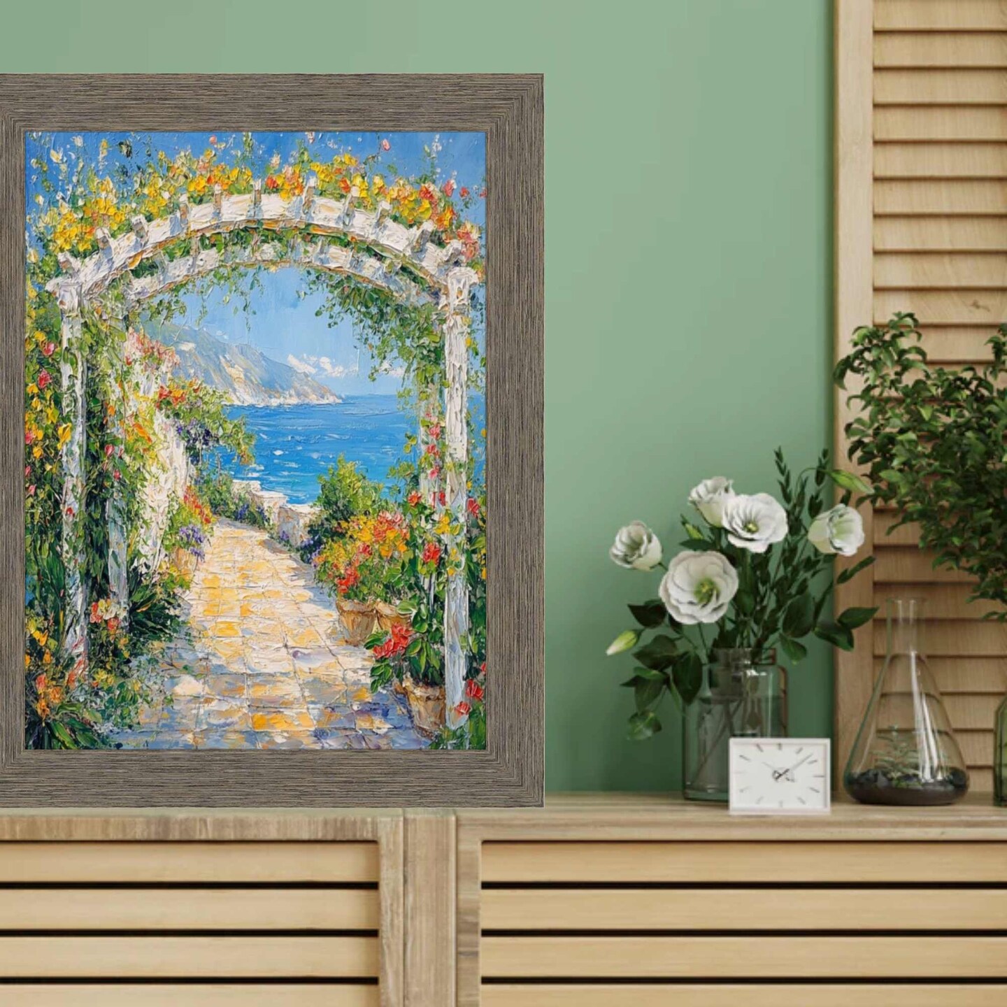Gray Weathered Wood Picture Frame - Farmhouse Chabi Chic 16x20 frame
