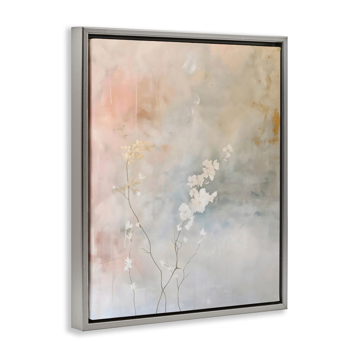 Stupell Industries Pastel Blossom Abstract Floral Floating Frame, design by Creative Studio