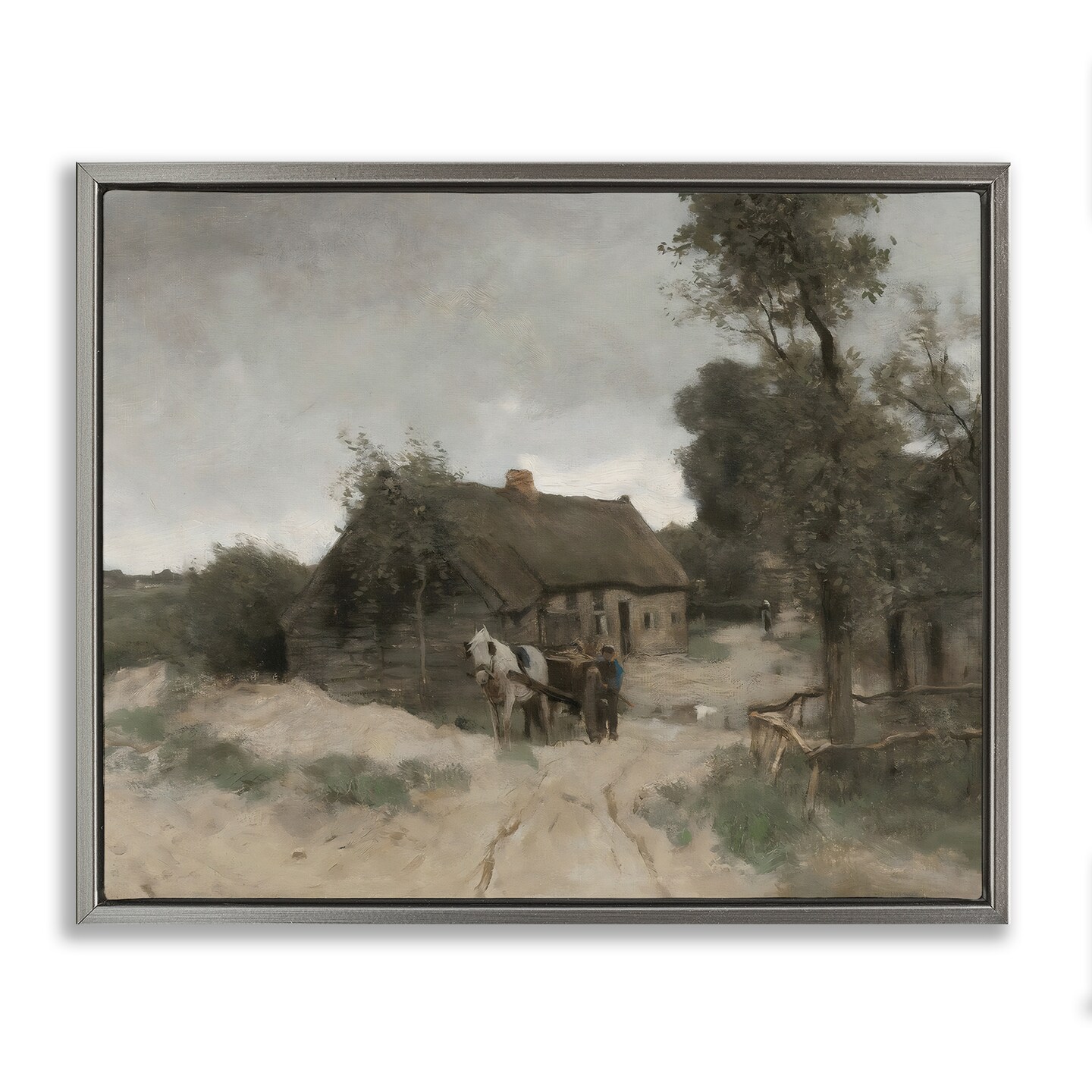 Stupell Industries Vintage Farmhouse Rustic Cottage Floating Frame, design by Riley B