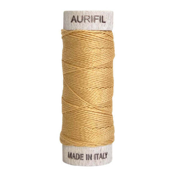 Ocher Yellow (5001) | 8wt Small Spool (35M / 38Y) | Aurifil Thread