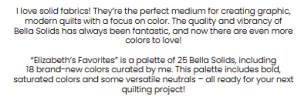 Bella Solids 10" Square Pack (Layer Cake) in Elizabeth's Favorites by Moda for Moda (9900LCE)