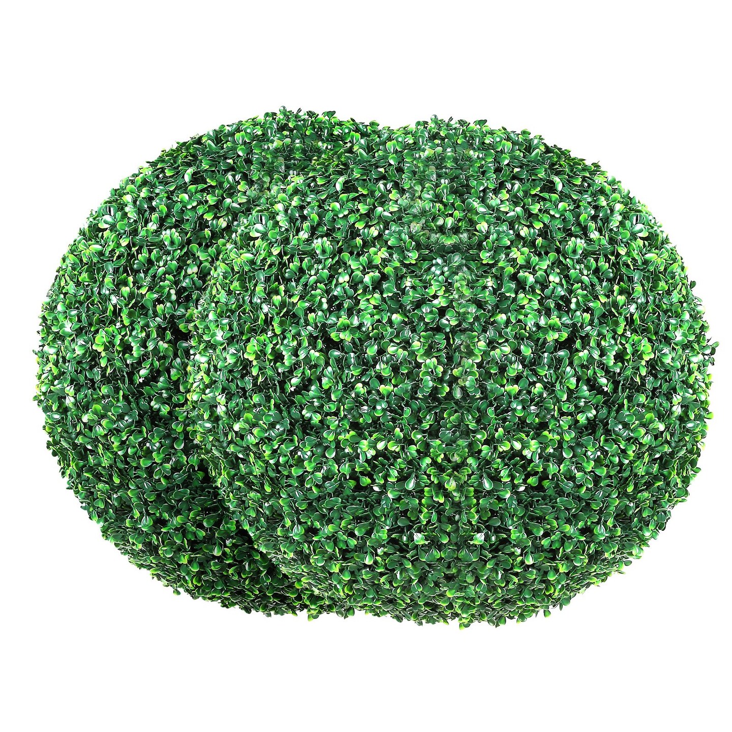 Green Artificial Topiary Balls 16-20 inch 4-Layer Decorative Indoor Outdoor with LED