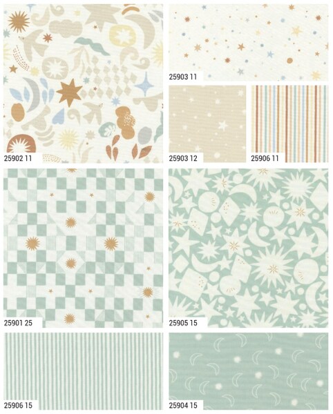 To The Moon And Back 5" Square Pack (Charm Pack) by for Moda (25900PP)