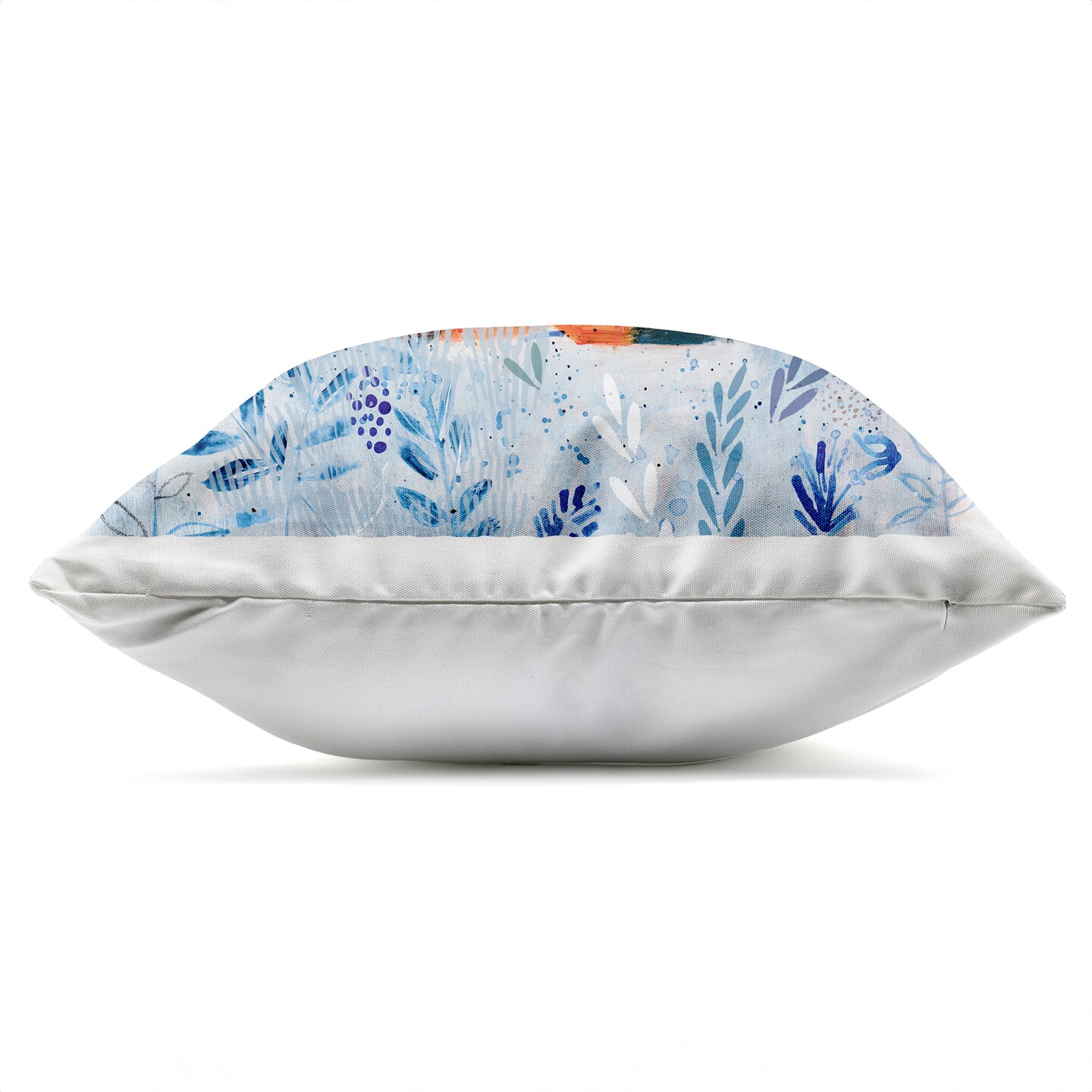 Stupell Industries Whimsical Fox Nature Collage Outdoor Printed Pillow, design by Clare Tupper, 18 x 7 x 18