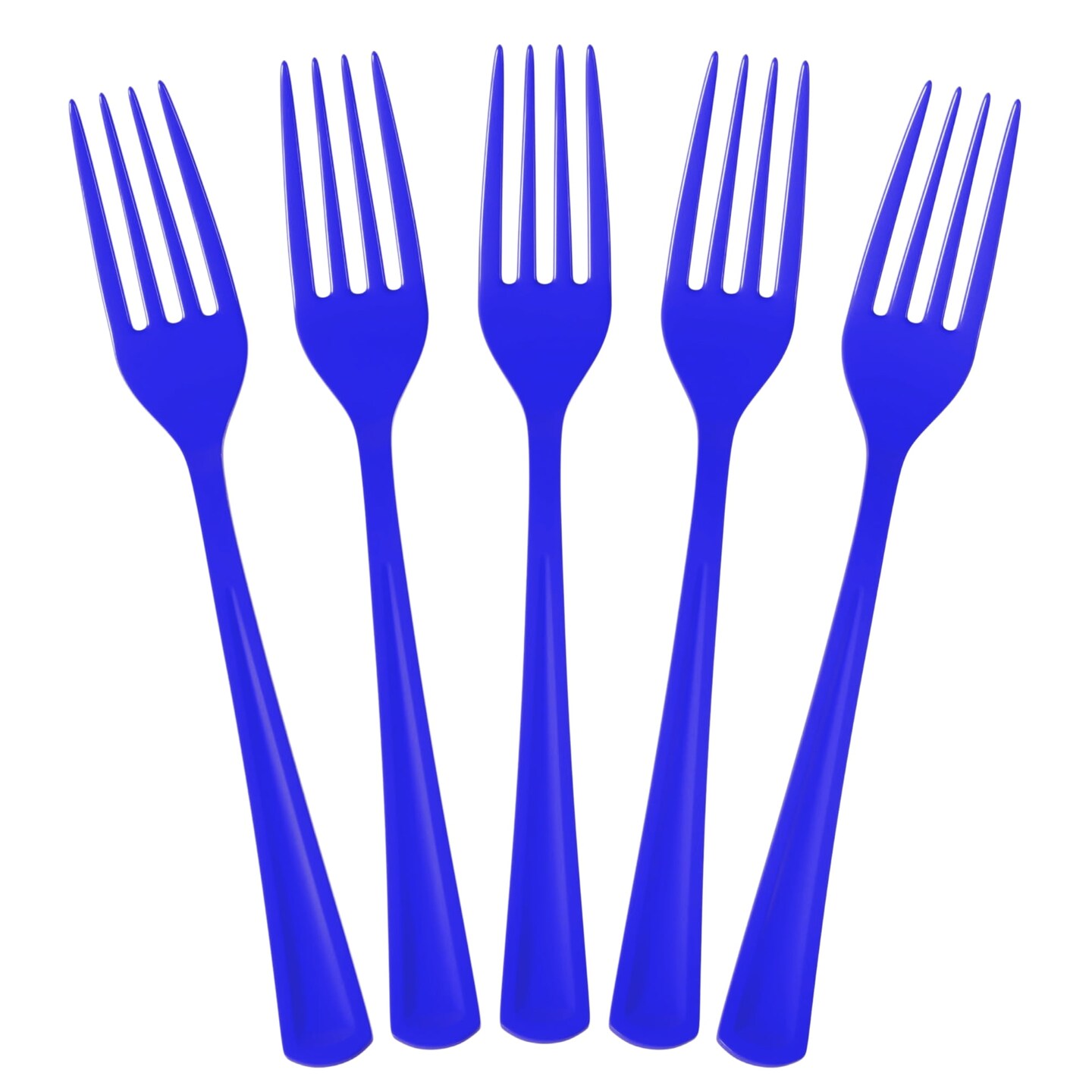Party Solids 100 Pcs Disposable Utensils – Heavy Duty Plastic Cutlery Set – Premium Plastic Forks, Spoons or Knives for Parties, Events, Catering & Tableware Supplies by Exquisite