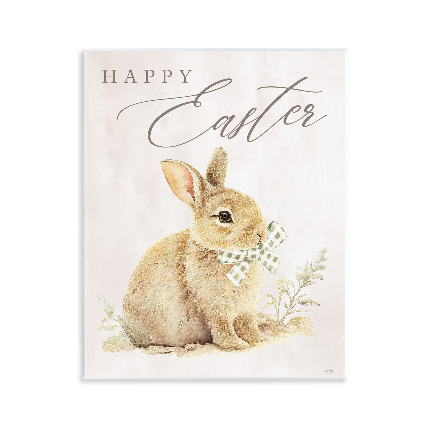 Stupell Industries Vintage Happy Easter Bunny Wall Plaque, design by Lux + Me Designs