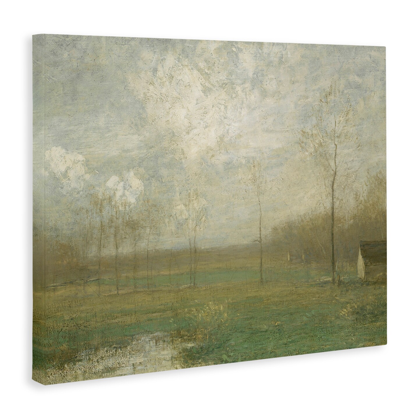 Stupell Industries Hazy Farmland View Canvas, design by Lettered and Lined
