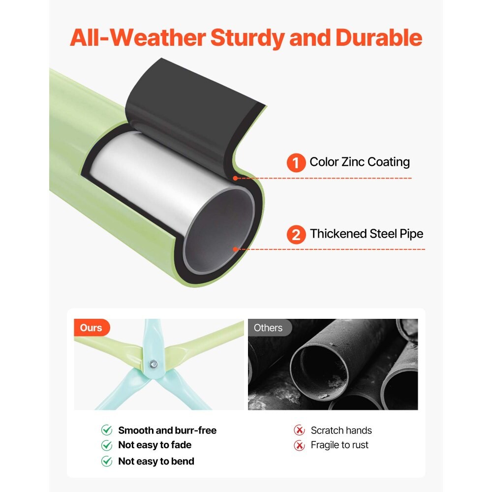 6 Feet Playground Geometric Dome Climbing for Kids with Rust Resistant Steel for Indoor or Outdoor Fun