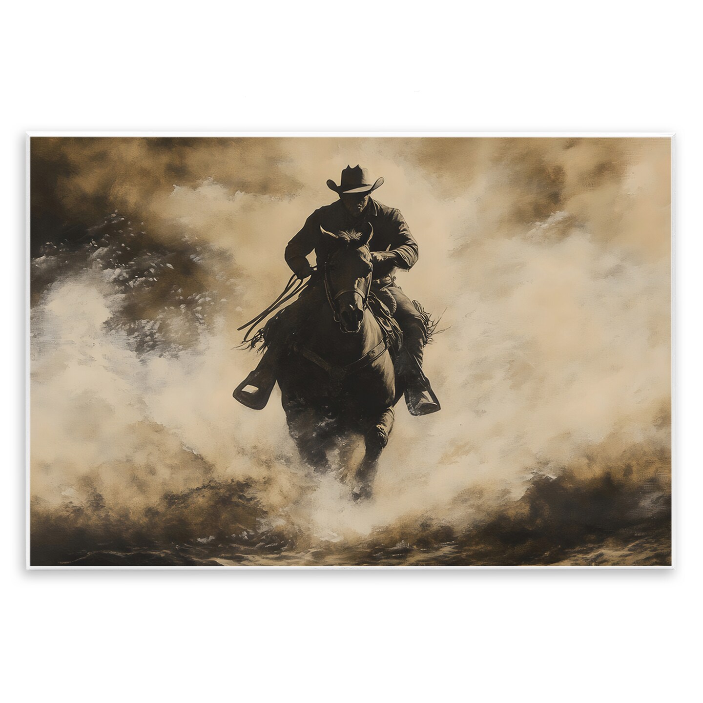 Stupell Industries Dusty Rodeo Cowboy Wall Plaque, design by Franklyn Gregory