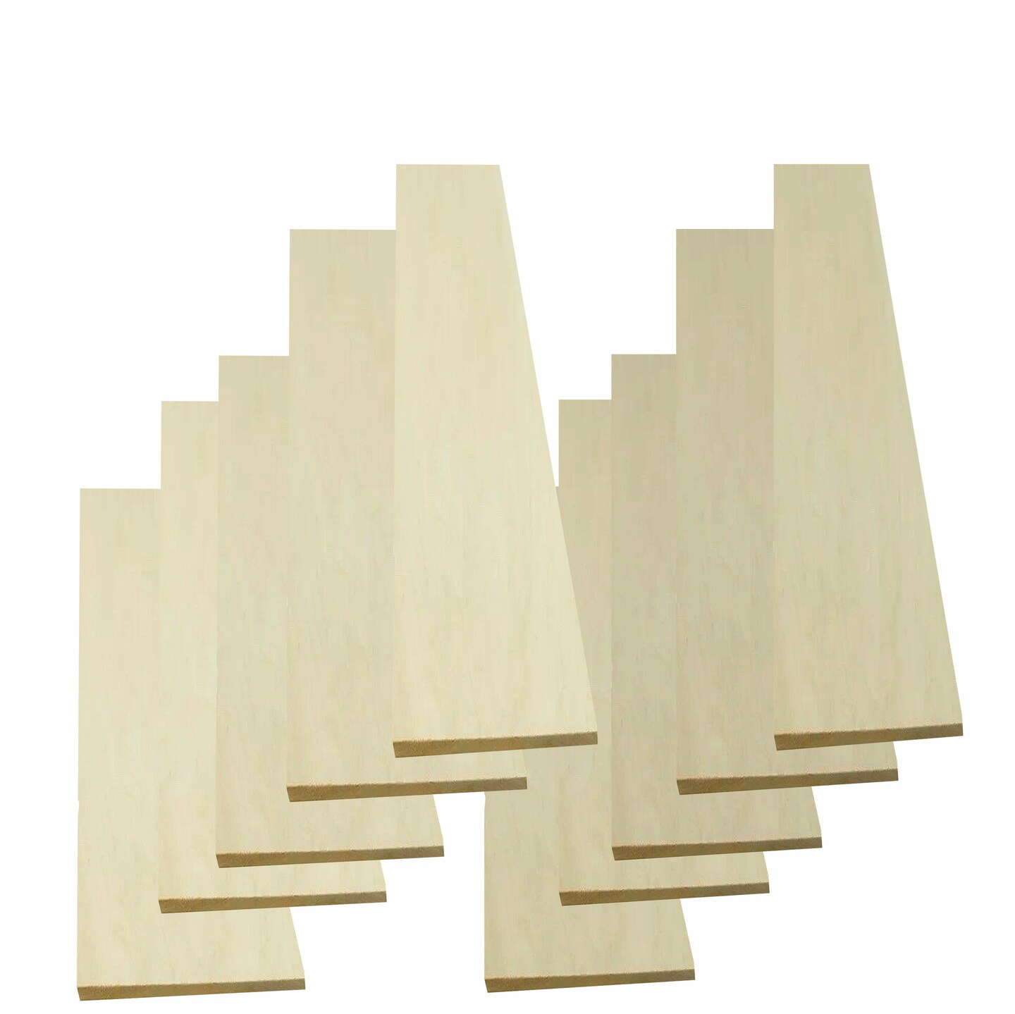 Pack 30 Pieces, Basswood Strip 18in. Long for Hobby, Models & Architect Students