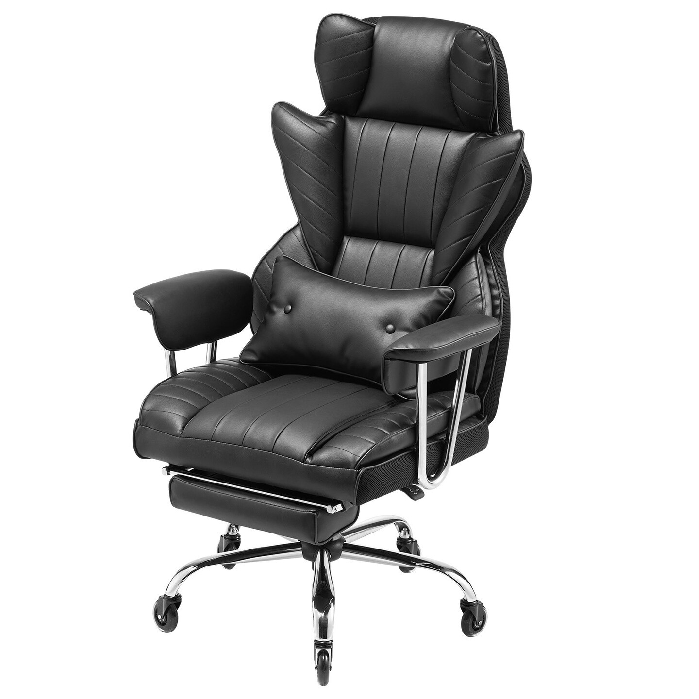 Ergonomic Executive Desk Chair with Rocking and Height-Adjustable