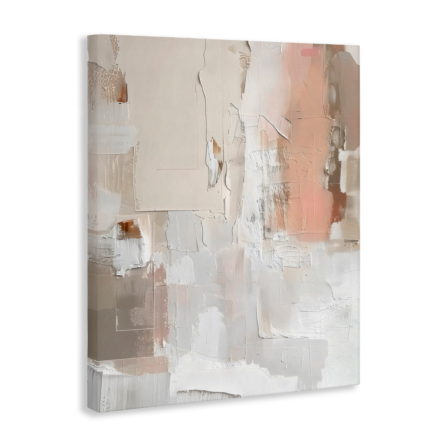 Stupell Industries Blush & Neutrals Abstract Canvas, design by Riley B